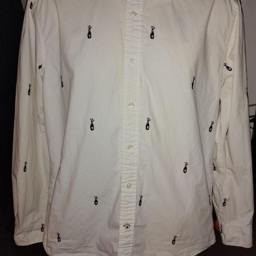 Tommy-hilfiger Men's White and Cream Shirt